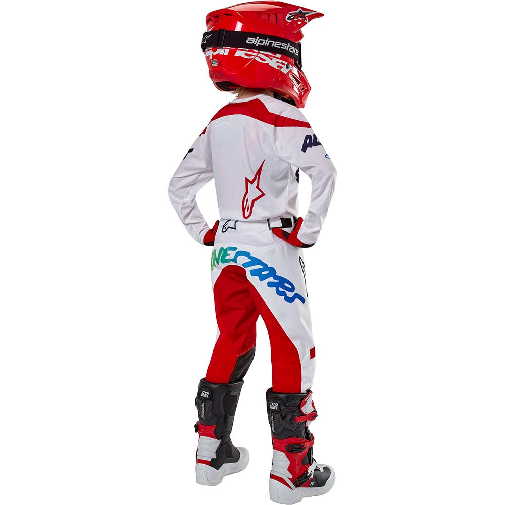 Alpinestars - Pantalon enfant Youth Racer Hana Blanc / Rouge