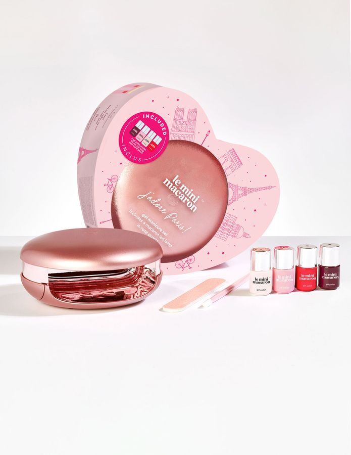 Le Mini Macaron Gel Manicure Kit Le Maxi J'adore Paris 30pcs