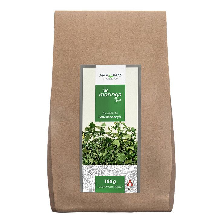 Moringa 100% Bio Blätter-Tee pur, 100 g
