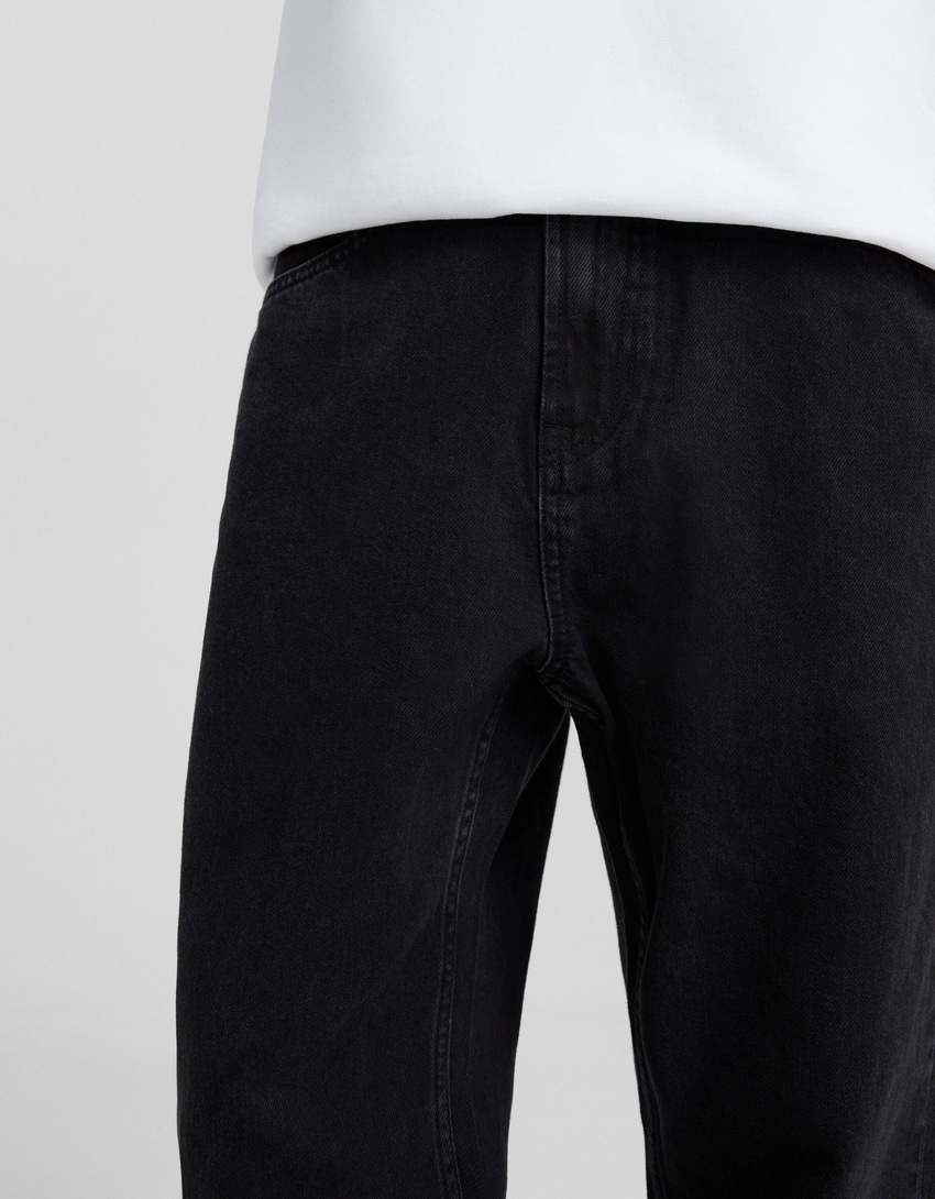 calças jeans folgadas