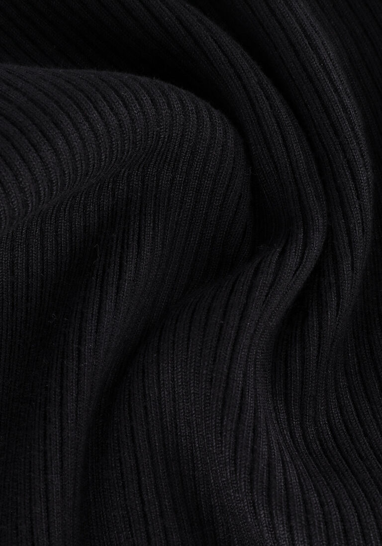 CO\\'COUTURE zwarte co'couture  badu asym rib knit