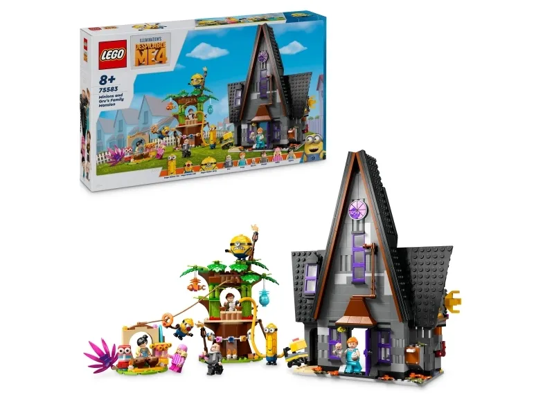 LEGO Despicable Me 75583 Minions og Grus familiepalæ
