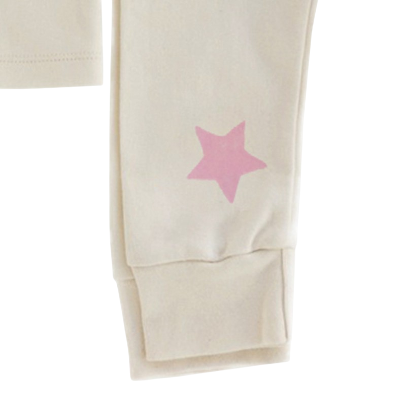 Pyjama Sternen Rosé