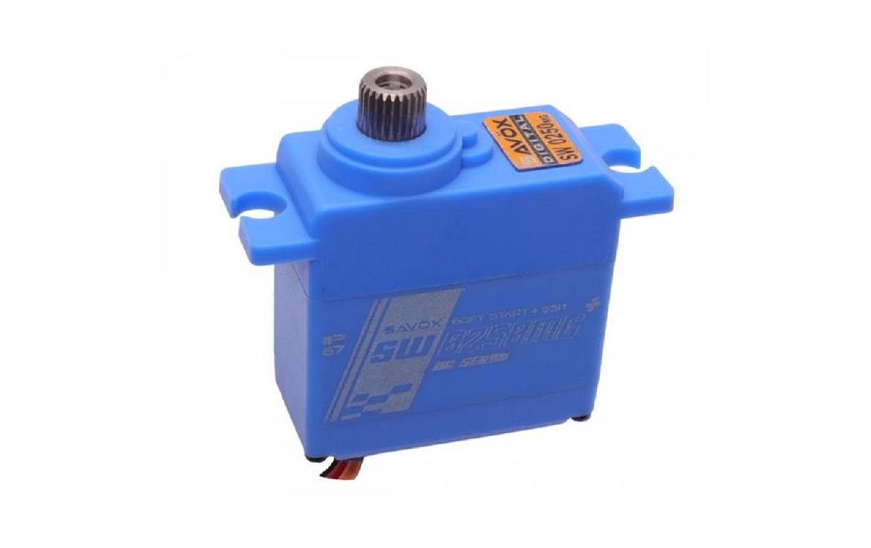 Mini Servo SW-0250MG+ 5 kg, 0.14 s, WasserdichtWasserdichtes Digitalservo mit Softstart und kugelgelagertem Metallgetriebe