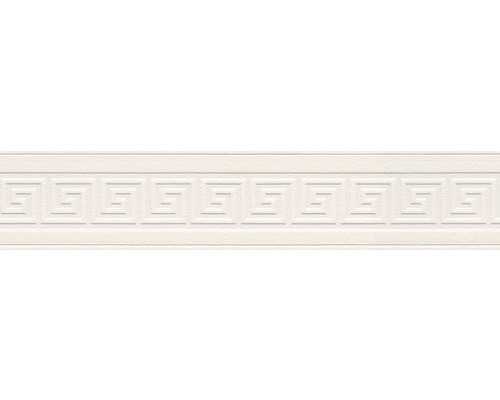 Rand 6401-16 Alleen Randen 9 Meander wit 5 m x 10 cm