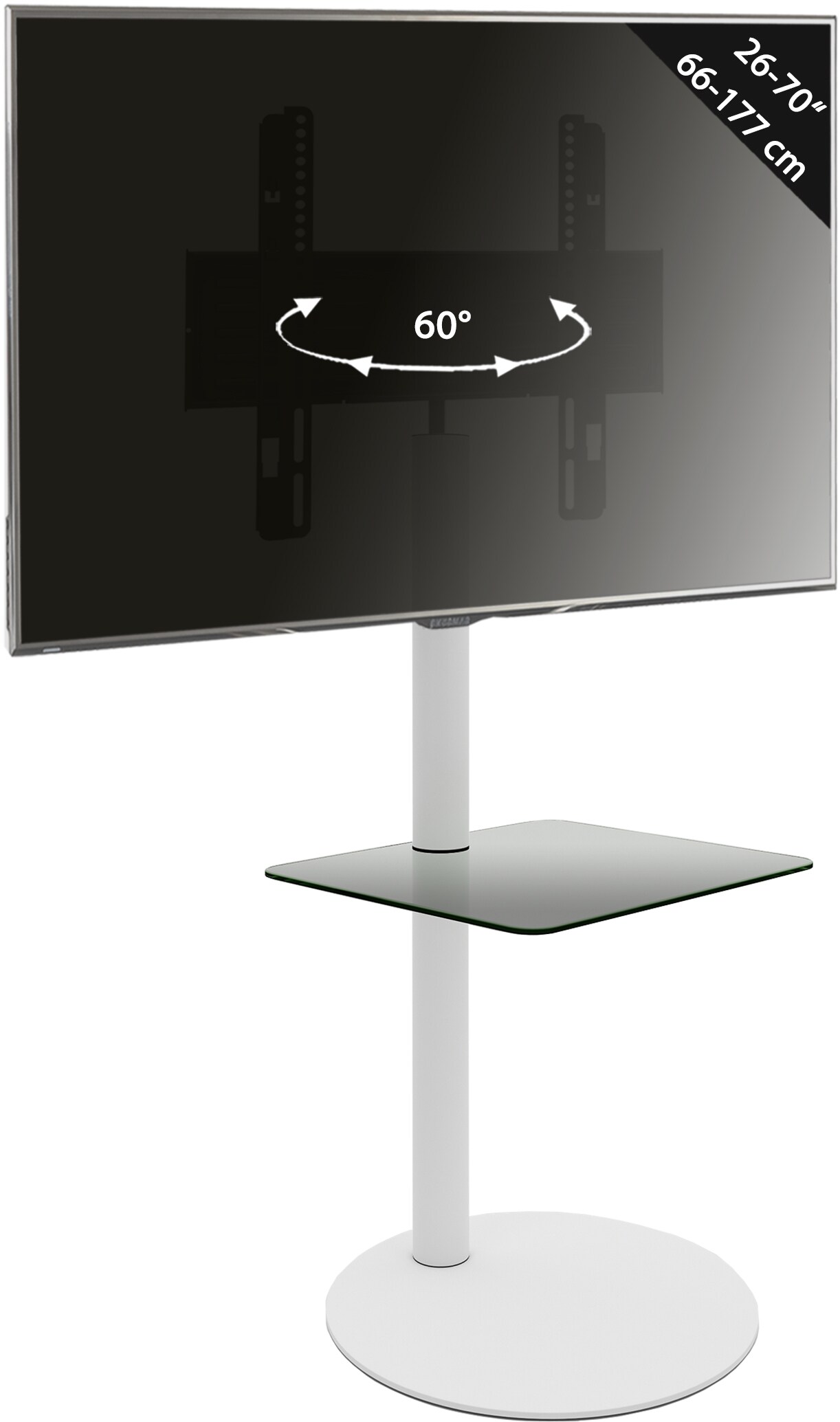 VCM Design Premium TV Standfuß Rack Fernseh Cirla ZW