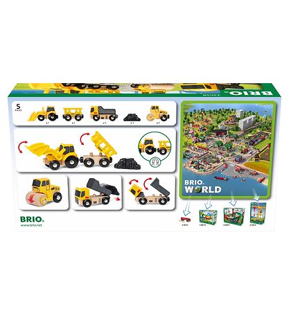 BRIO Baufahrzeuge - 5 Teile 33658