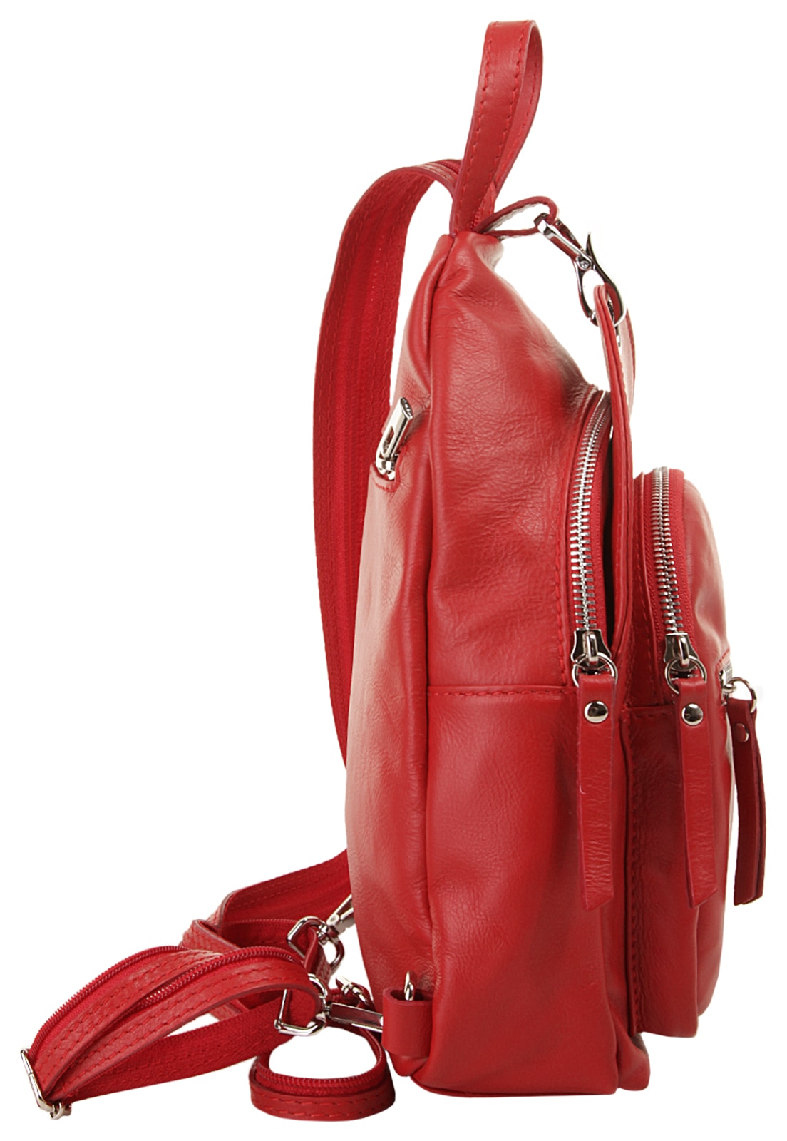 Samantha Look Cityrucksack echt Leder, Made in Italy