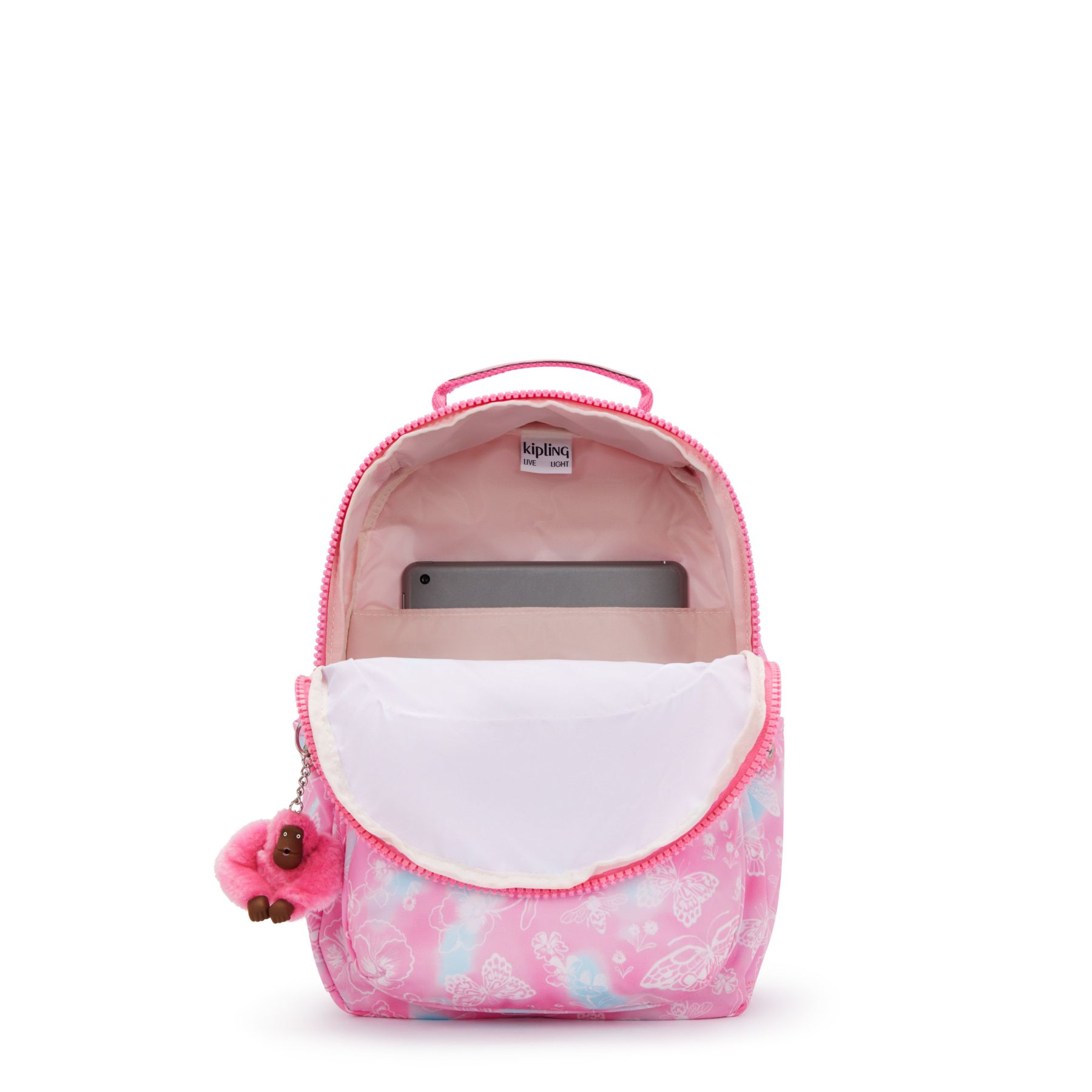 SEOUL S Petit Sac à Dos avec Compartiment pour Tablette - Garden Clouds