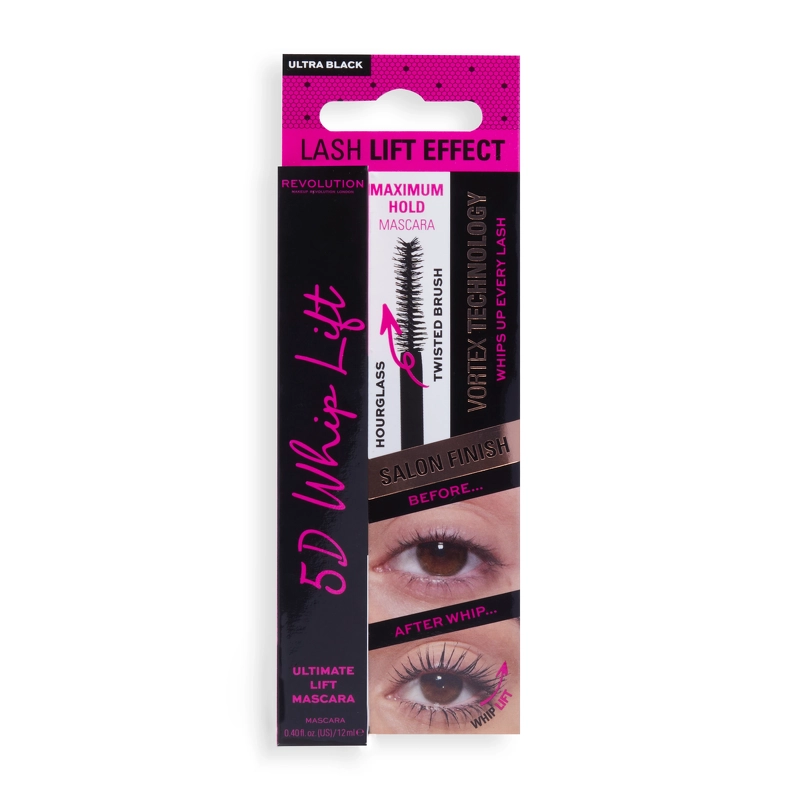 Makeup Revolution 5D Whip Lift Mascara 12 ml - Black
