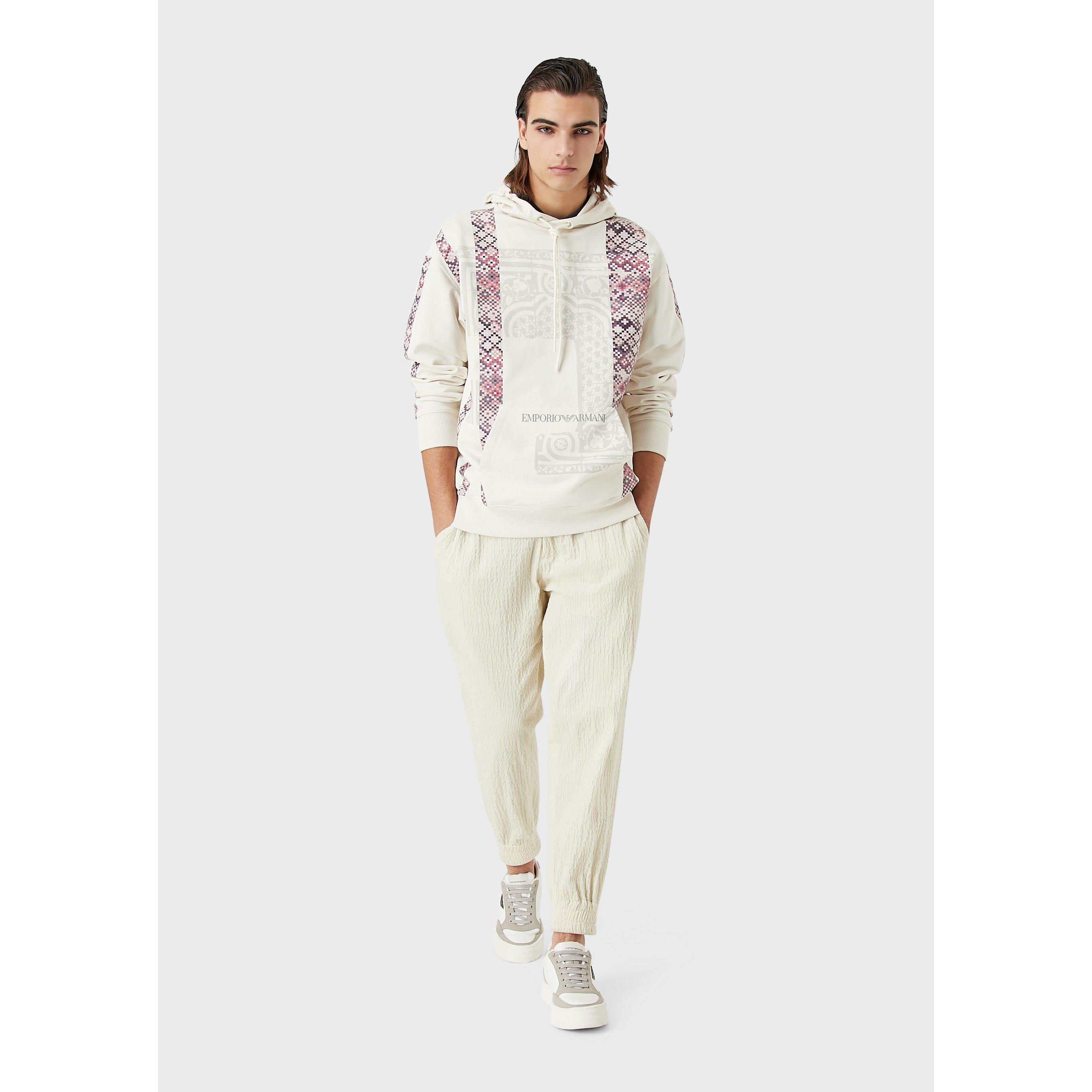 Emporio Armani Print Over The Head Hoodie