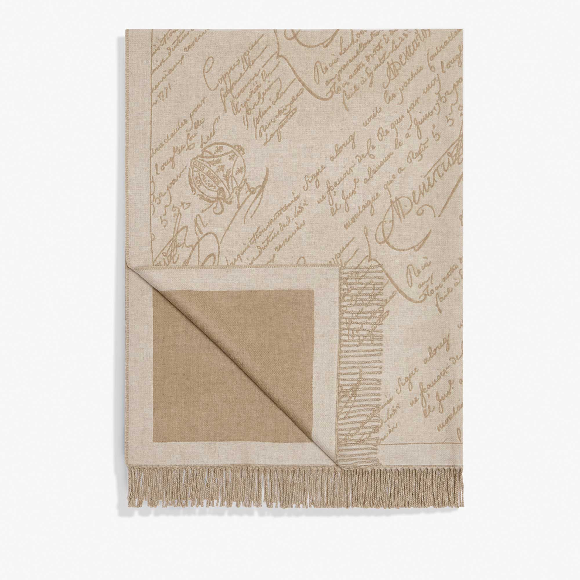 Plaid Scritto En Cachemire