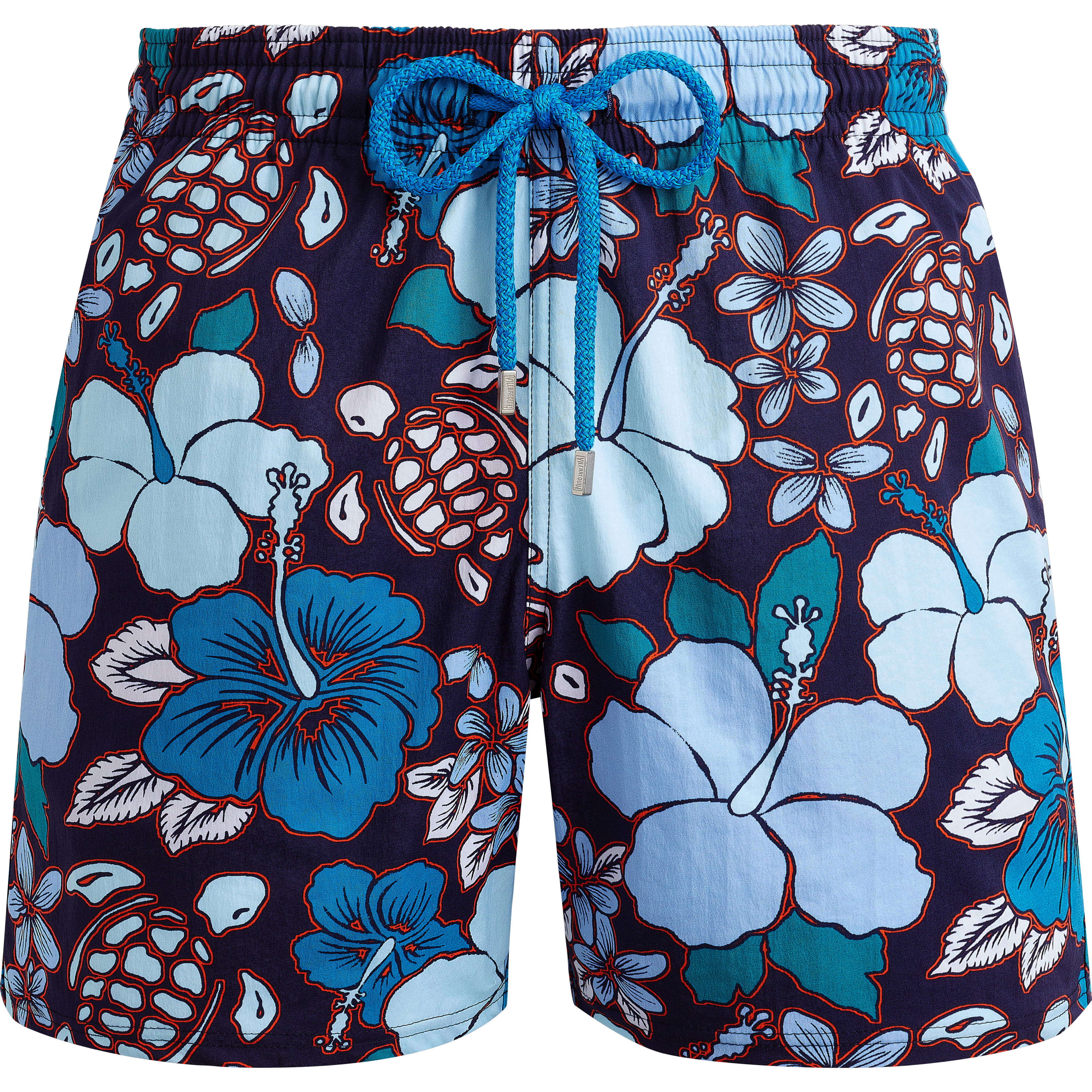 Maillot de Bain Court Stretch Homme Tropical Turtles