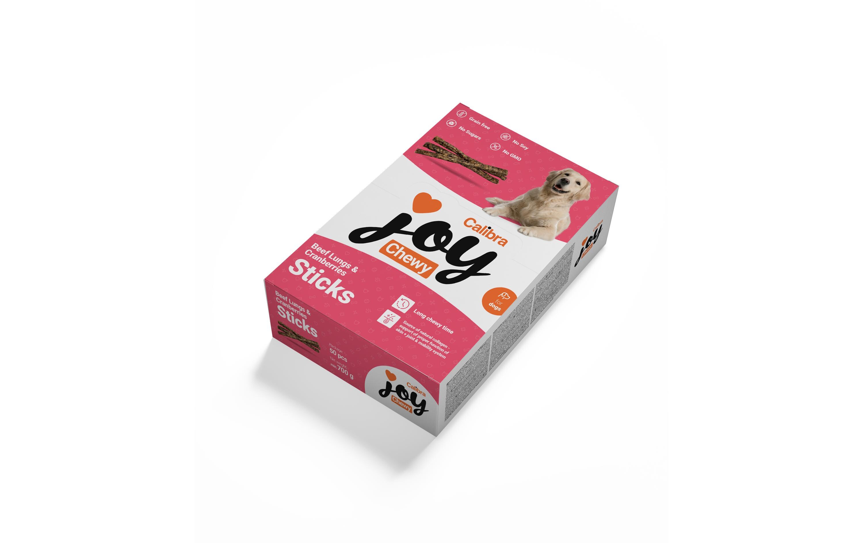 Snack Chewy Rinderlunge und Cranberries Sticks 700 gGesunder Genuss für glückliche Hunde