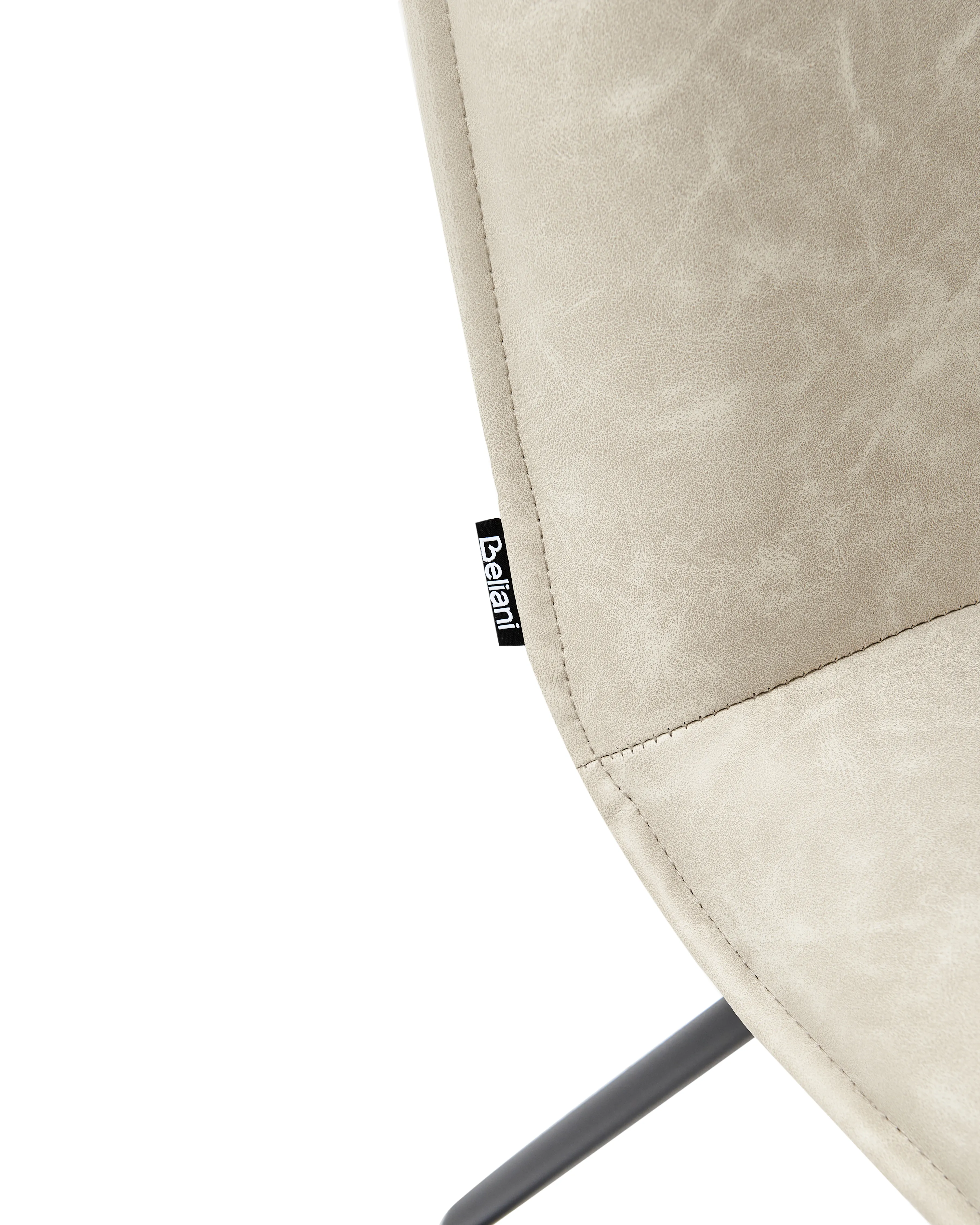 Fauteuil COTULLA Kunstleer Lichtbeige