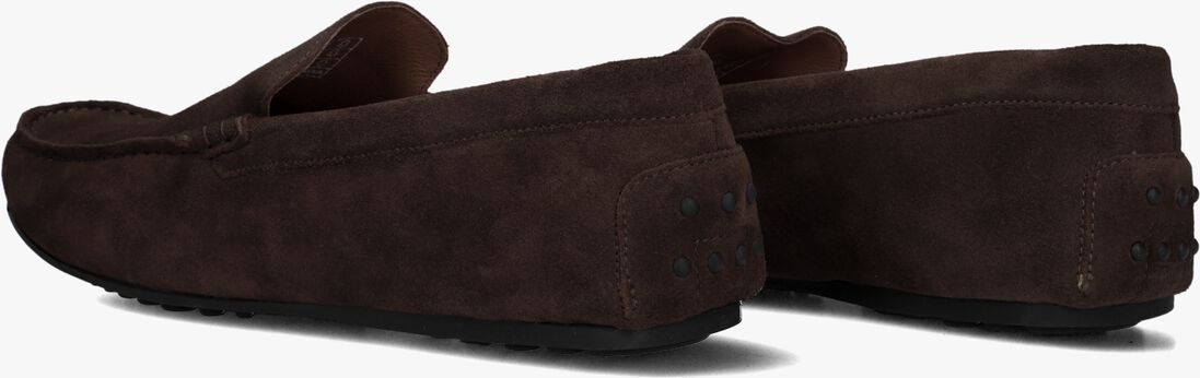 bruine stefano lauran mocassins 2 gesp bio slipper