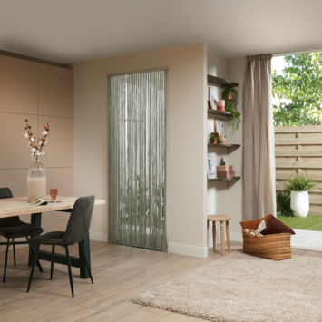 Livn deurgordijn Lines grijs 90x210 cm