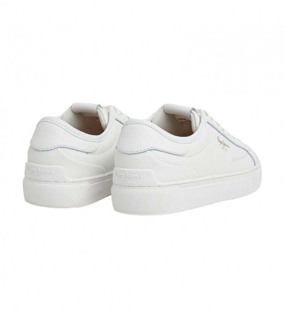 Tênis Pepe Jeans Adams Basy de couro branco