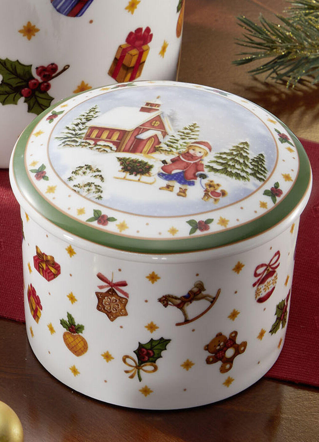 Aufbewahrungsdose „Happy Wintertime“ von Hutschenreuther