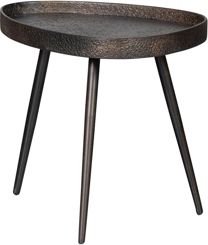 BePureHome Crude Bijzettafels - Zink - Antique Bronze - 39x71x52