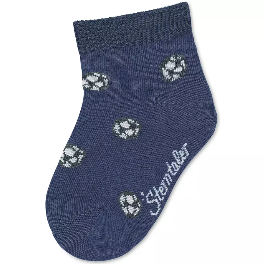 Sterntaler Sneaker-Söckchen 3er-Pack Fußball blau