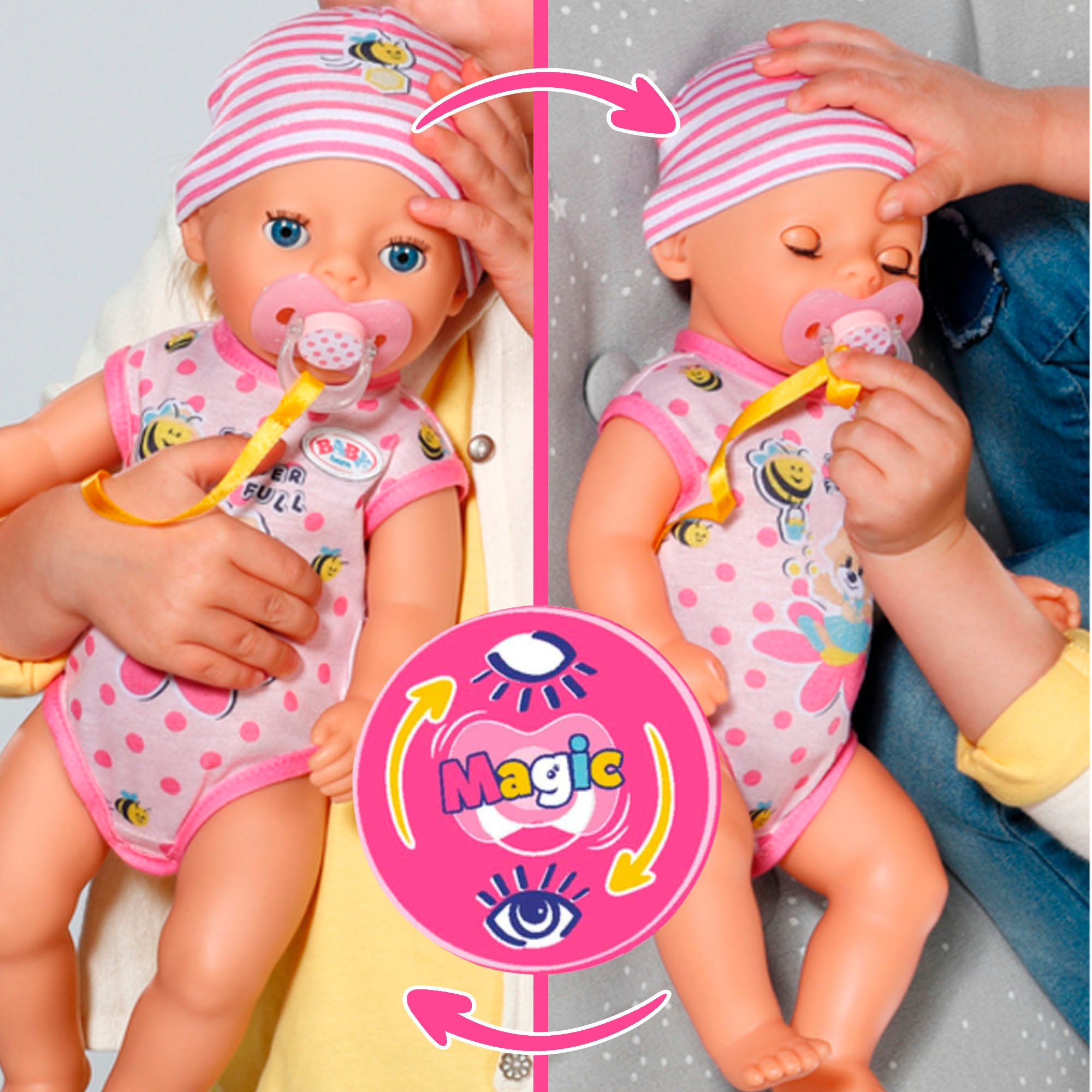 Baby Born Babypuppe »Little Baby Girl, Lena, 36 cm« mit 7 Funktionen