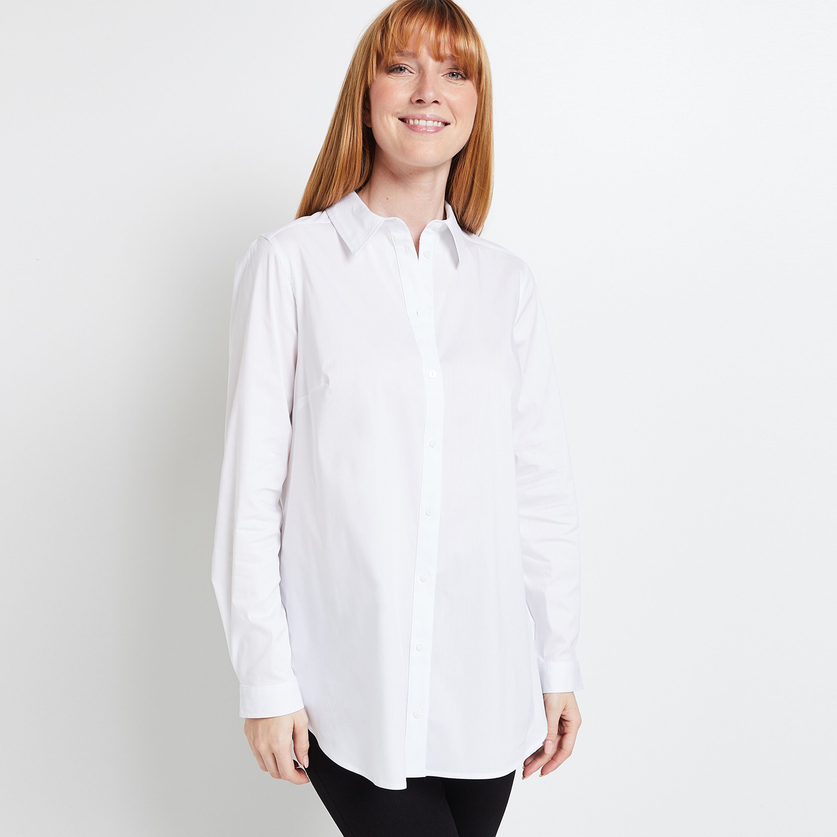 Chemise oversize femme - ECRU