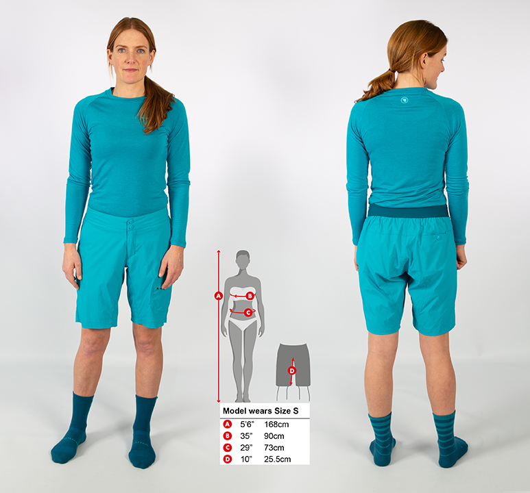 Endura Hummvee Lite Dame Shorts Sort