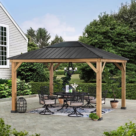 Pavillon Bruri 396cm x 338cm - antracit