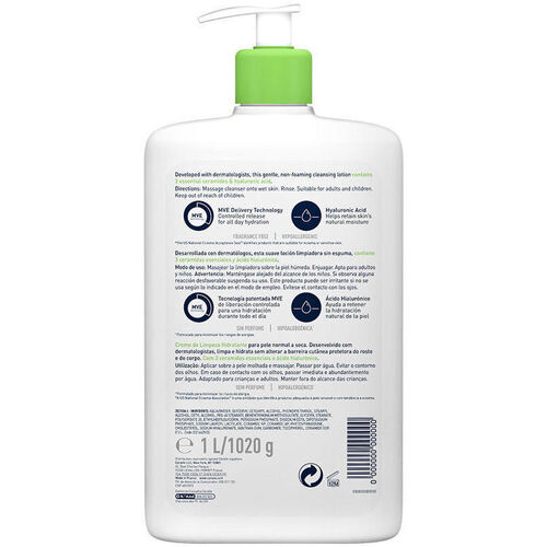 Cerave - Hydrating Cleanser For Normal To Dry Skin
