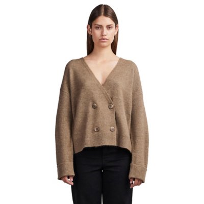 Pull femme Pcjuna Button V-Neck Cardigan Bc PIECES