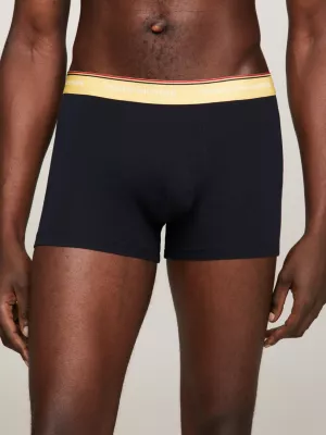 Cuecas boxer com cós com logotipo contrastante (pacote com 3)
