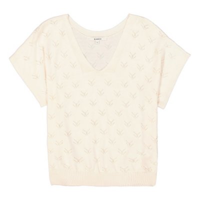 Tee-shirt à manches courtes femme à col V GARCIA