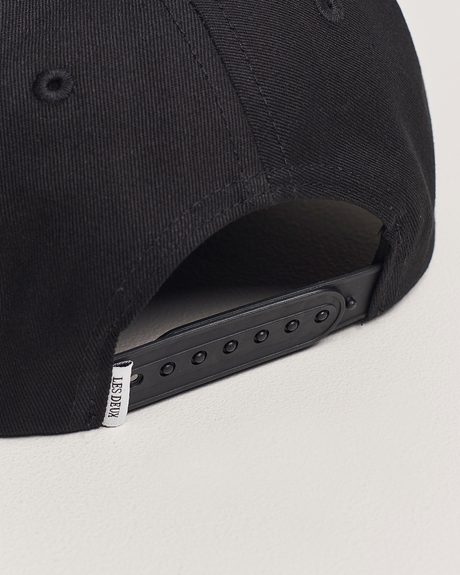 Les Deux Encore Organic Cotton Baseball Cap II Black
