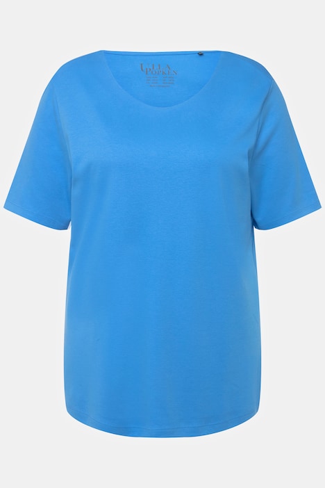 Shirt, doppellagige Vorderseite, Slim, Rundhals, Halbarm