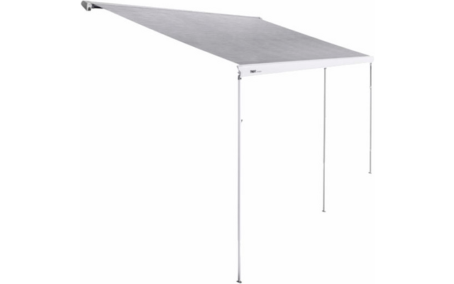 Thule Omnistor 6300 Dachmarkise motorisiert Gehäusefarbe Weiß Tuchfarbe Mystic Grey