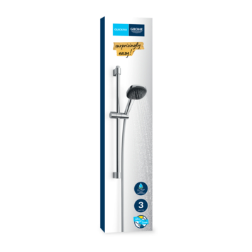 Grohe doucheset Quickfix Vitalio Comfort 3 standen chroom