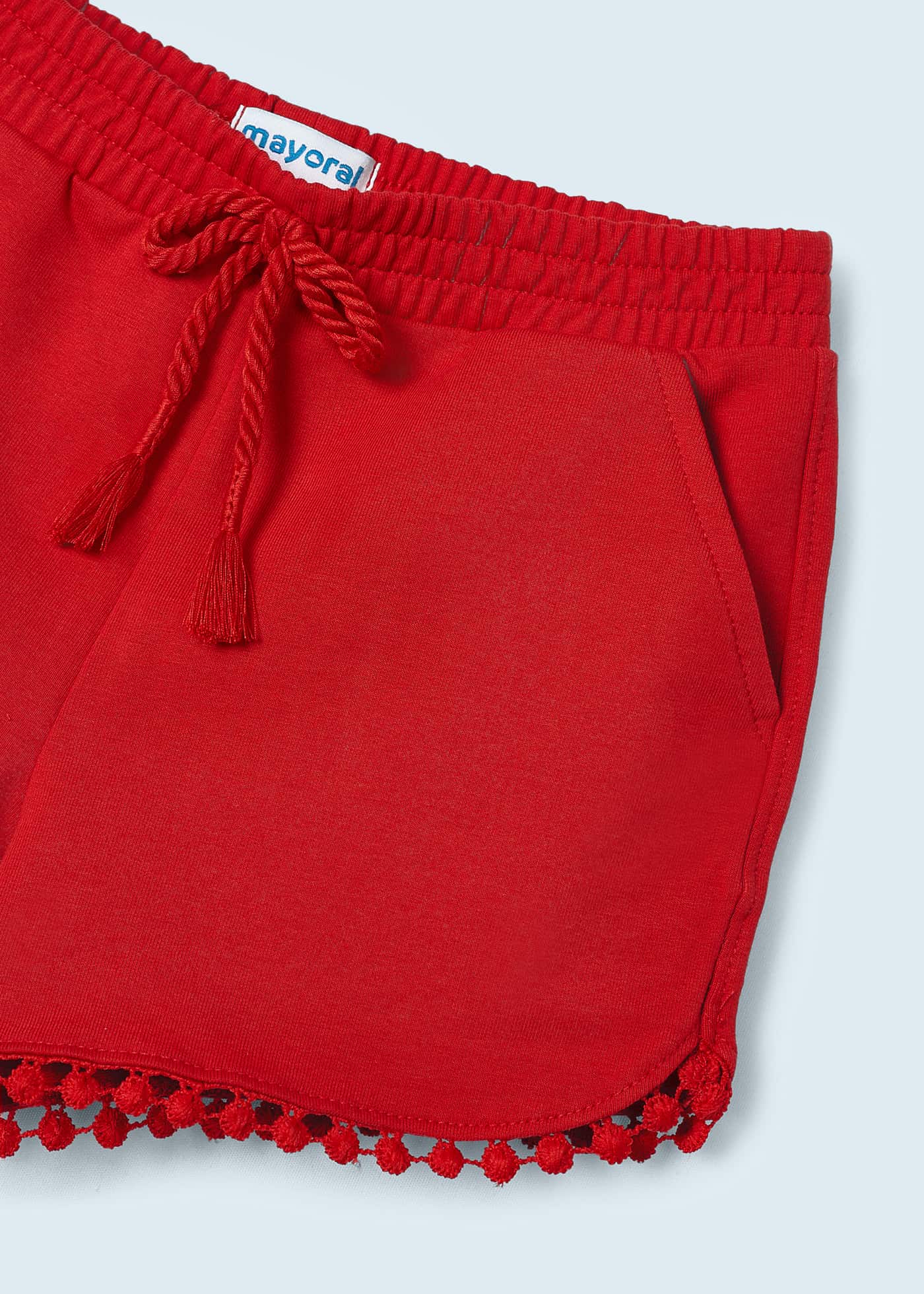 Calções de algodão sustentável para meninas