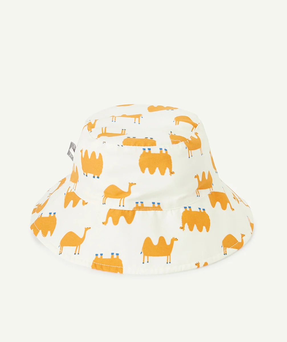 LASSIGBOB ANTI-UV BÉBÉ MIXTE RÉVERSIBLE BLANC IMPRIMÉ ANIMAUX