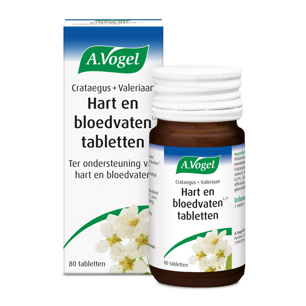 A.Vogel Crataegus Hart en bloedvaten80 tabletten