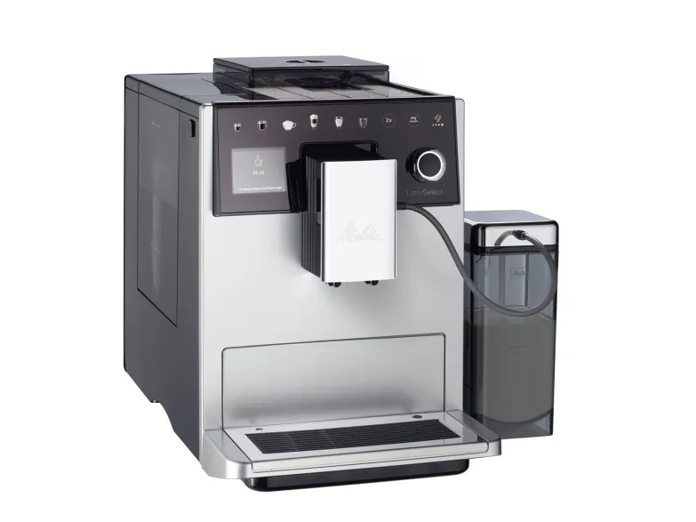 Melitta F63/0-201, Espressomaskine, 1,8 L, Kaffebønner, Indbygget kværn, 1400 W, Sølv