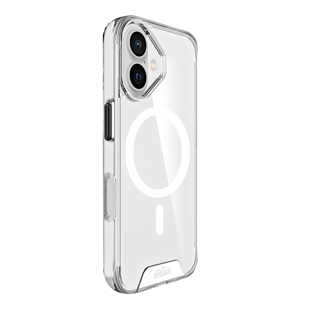 iPhone 16 MagSafe Glacier Case Hybrid Schutzhülle (EGCA00636) - Transparent