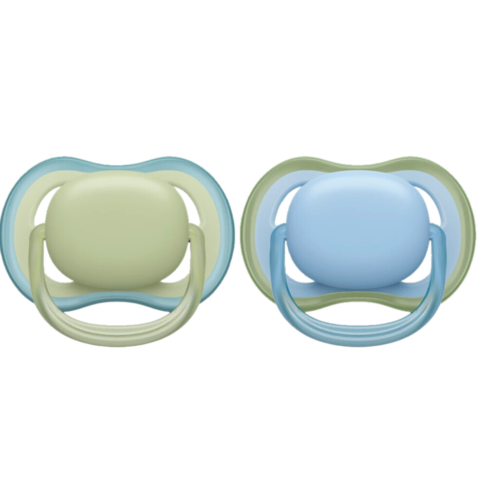 Philips Avent Ultra Air Fopspeen 0-6 mnd Groen Blauw2 stuks