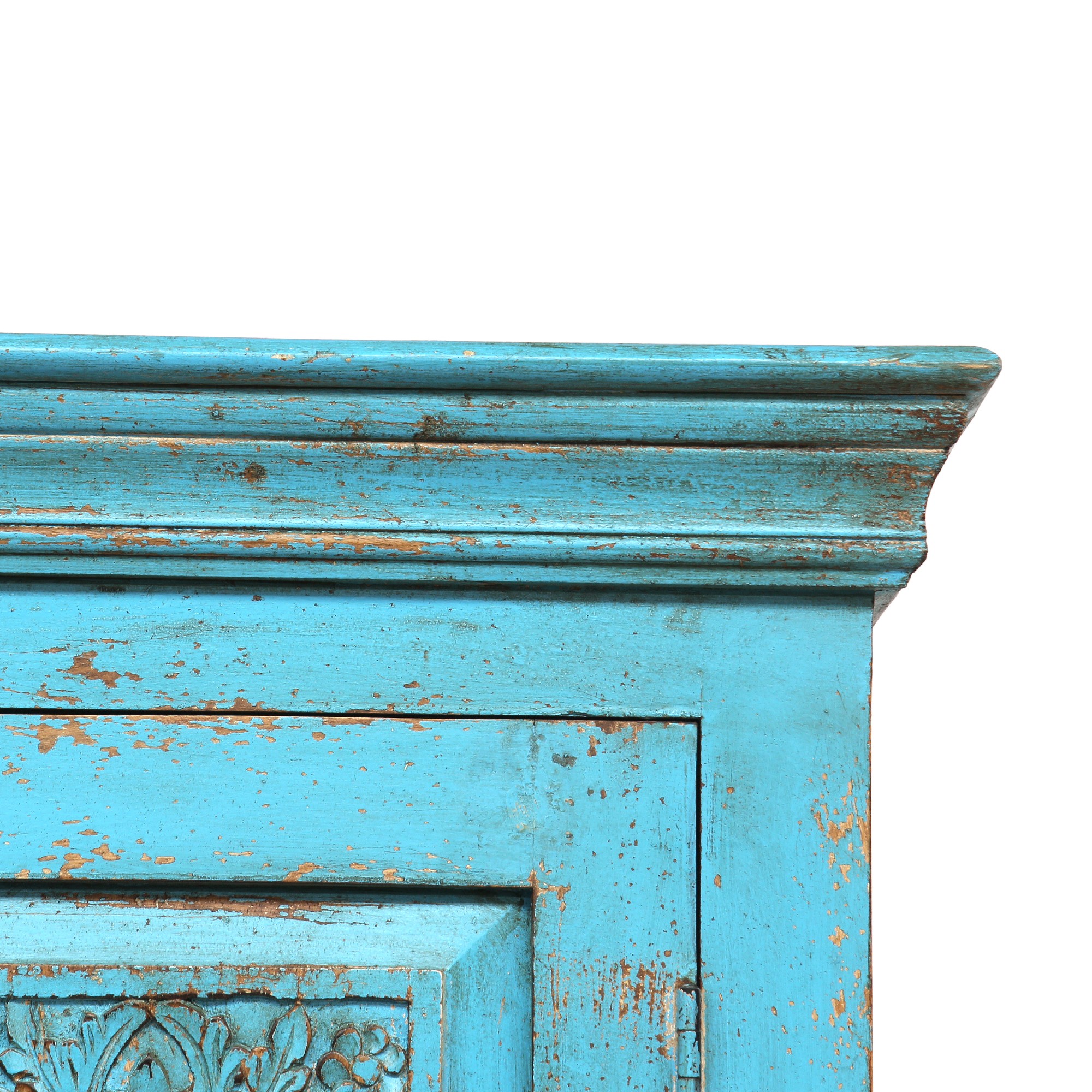Schrank 'Karana', 2 Türen, blau, H 182 cm, B 93 cm, T 41 cm von fischer's lagerhaus