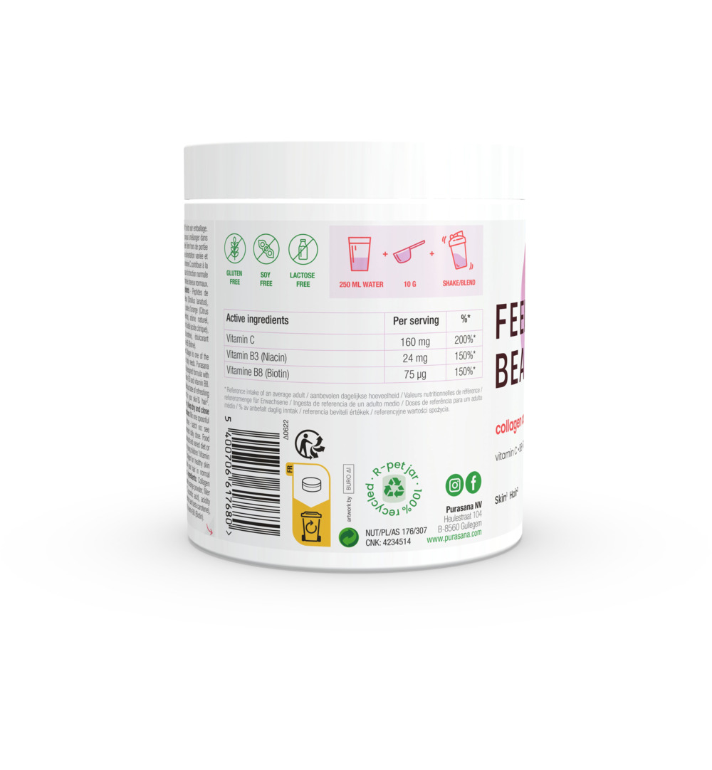 Purasana Collagen Watermeloen (250 gr)