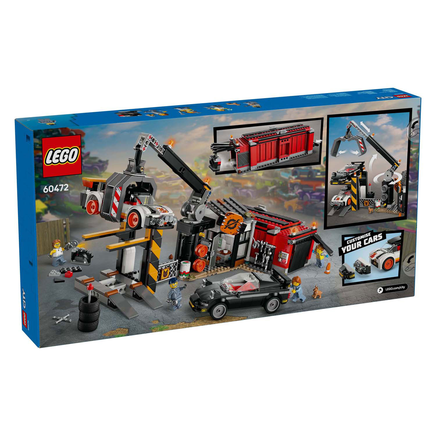 LEGO City 60472 Schroothoop met Auto's