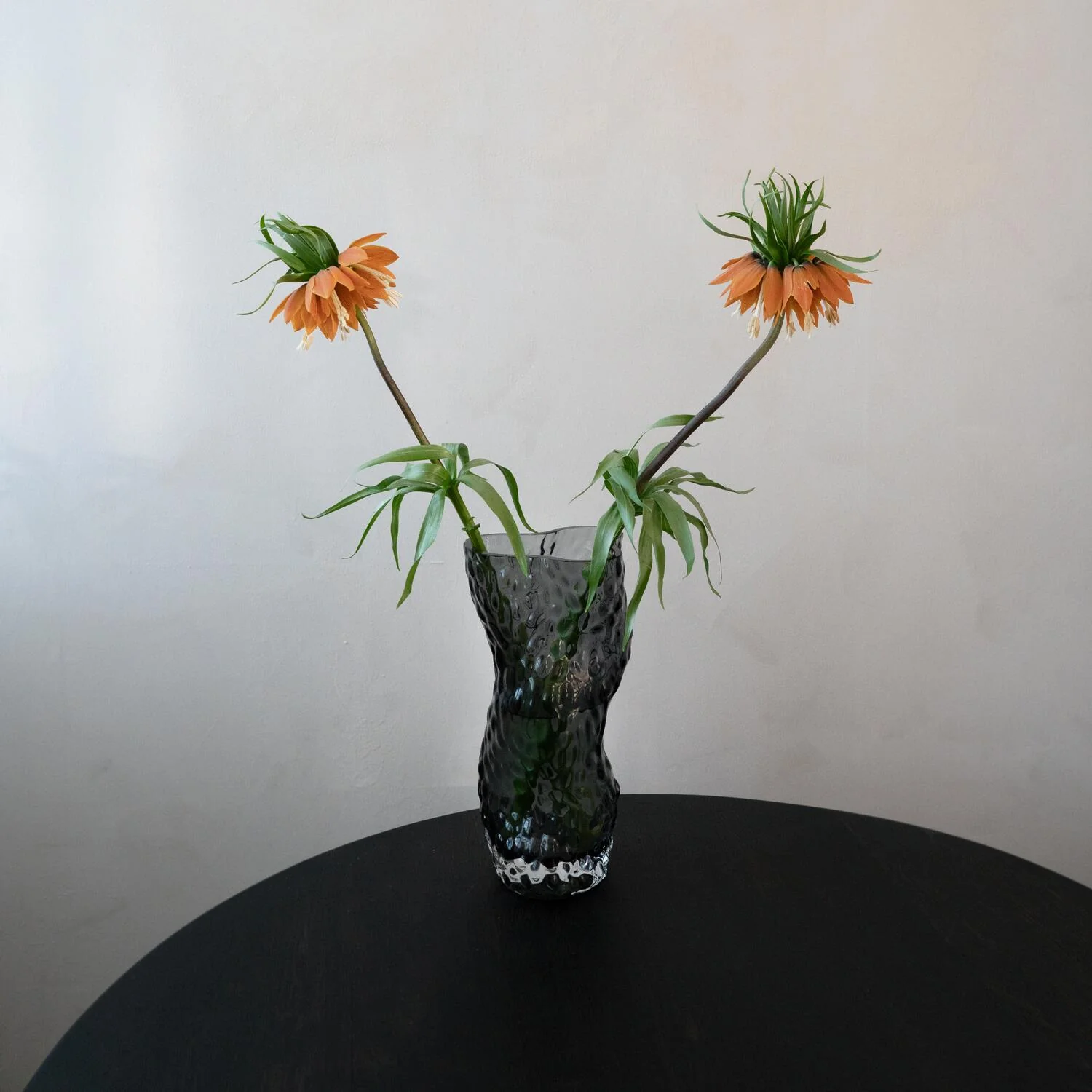 Hein Studio  Ostrea Rock Glass vase - Midnight Blue