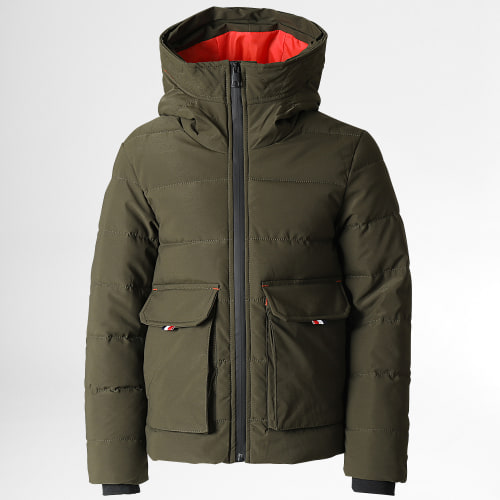 Doudoune Capuche Enfant 5073KD Vert Kaki