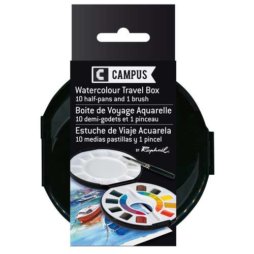 CAMPUS® Watercolour Travelbox Aquarell-Set