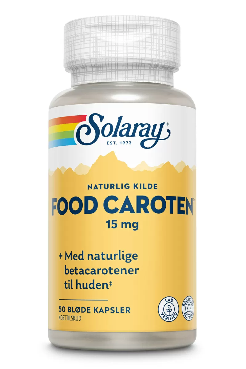 Solaray Food Caroten - 50 kaps.